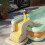 Inflatable PVC 3-Layer Foldable Swimming Pool 4.3ft Orange 5
