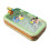Inflatable PVC 3-Layer Foldable Swimming Pool 4.3ft Orange 1
