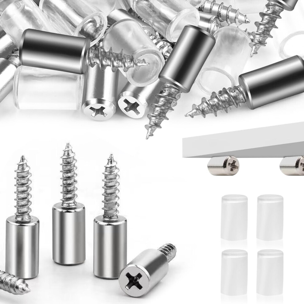 Shelf Brackets Pack Of 100, Non-Slip Sleeve Shelf Pins, Self-Tapping Supports For Cupboard, Bookcase, Wine Cooler 6482260502601