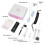 (Black) Airbrush Kit Multifunctional Cordless Airbrush Machine Kit Professional Studio Finishes 5