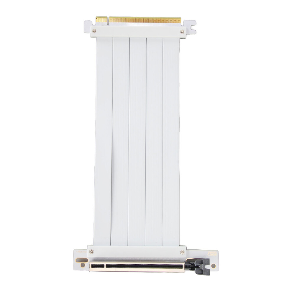 High Speed 40Cm Pcie 4.0 X16 Riser Cable Flexible Extender White 8461338702196