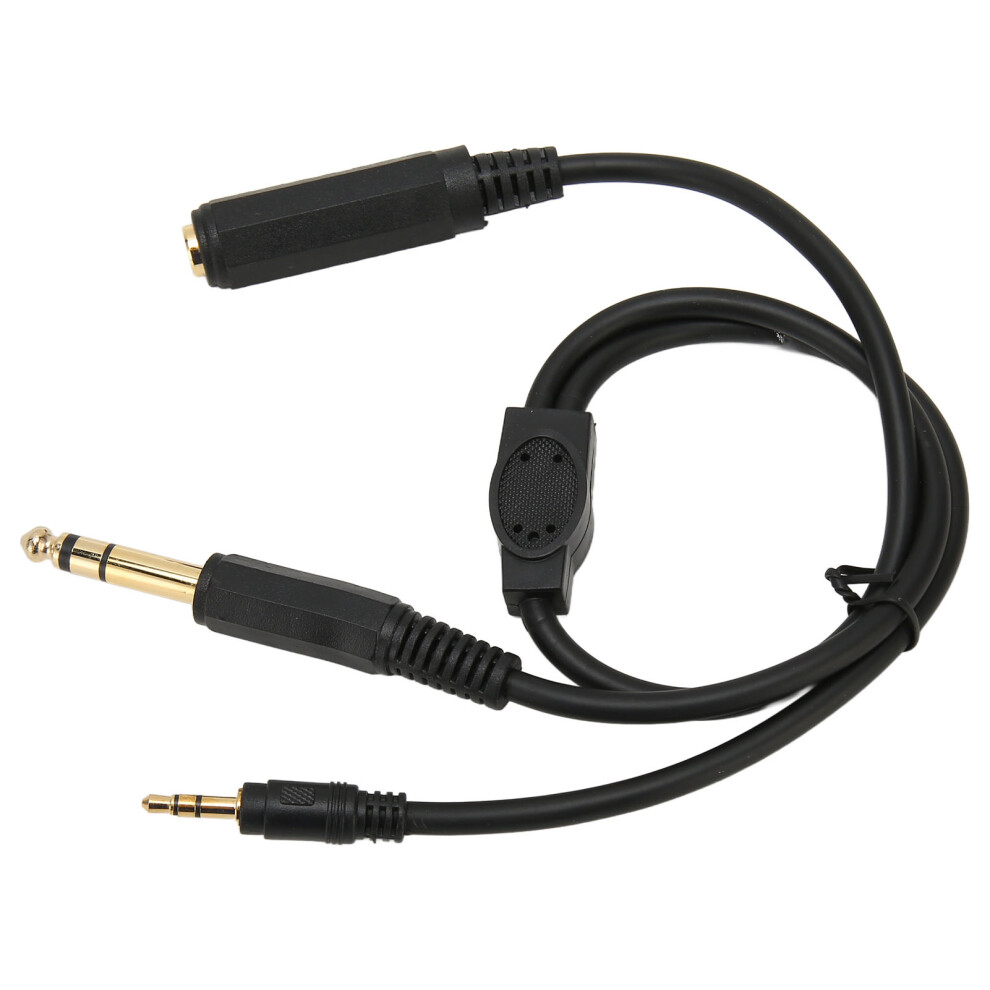 6.35Mm Female To 6.35Mm & 3.5Mm Male Audio Splitter Cable 50Cm 4941338703293
