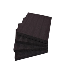 EPE Pearl Cotton Foam Board 1m x 1m x 60mm Black, Shockproof Cushion for Packaging and Protection