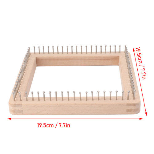 DIY Square 19.5cm Knitting Tool Perfect for Scarves and Blankets 1