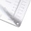 Aluminum Router Table Insert Plate with 4 Rings, 23.5x12cm, Red 9