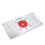 Aluminum Router Table Insert Plate with 4 Rings, 23.5x12cm, Red 13