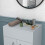NES Home Nes Home 500mm Matte Grey Vanity Unit Worktop 2