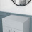 NES Home Nes Home 500mm Matte Grey Vanity Unit Worktop 3