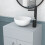NES Home Nes Home 500mm Matte Grey Vanity Unit Worktop 4