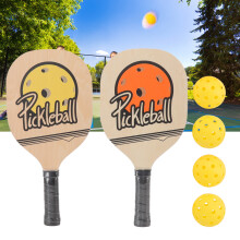 Holz-Pickleball-Schläger Anfänger Pickleball-Schläger und Bälle Set Sportausrüstung
