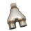 Y Shaped Stainless Steel Exhaust Tip 63mm Universal 255mm 16