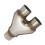 Y Shaped Stainless Steel Exhaust Tip 63mm Universal 255mm 14