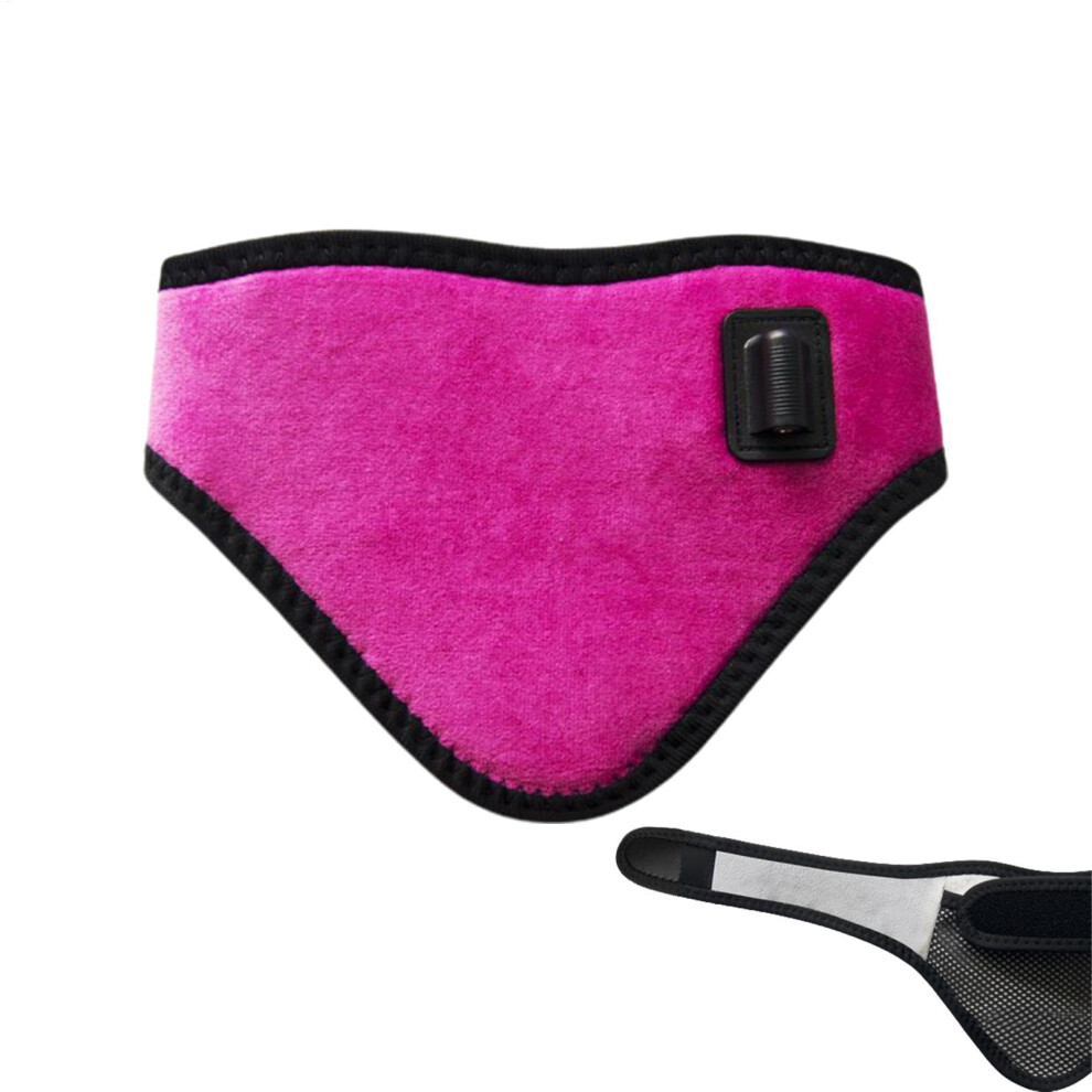Red Electric Neck Warmer With Adjustable Hand Warmers And Integrated Mugwort Bag, 3 Settings, Color