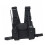 Brustgurt-Rig-Tasche Schwarz Walkie-Talkie-Halter 5