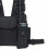 Brustgurt-Rig-Tasche Schwarz Walkie-Talkie-Halter 1