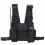 Brustgurt-Rig-Tasche Schwarz Walkie-Talkie-Halter 2