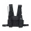 Brustgurt-Rig-Tasche Schwarz Walkie-Talkie-Halter 6