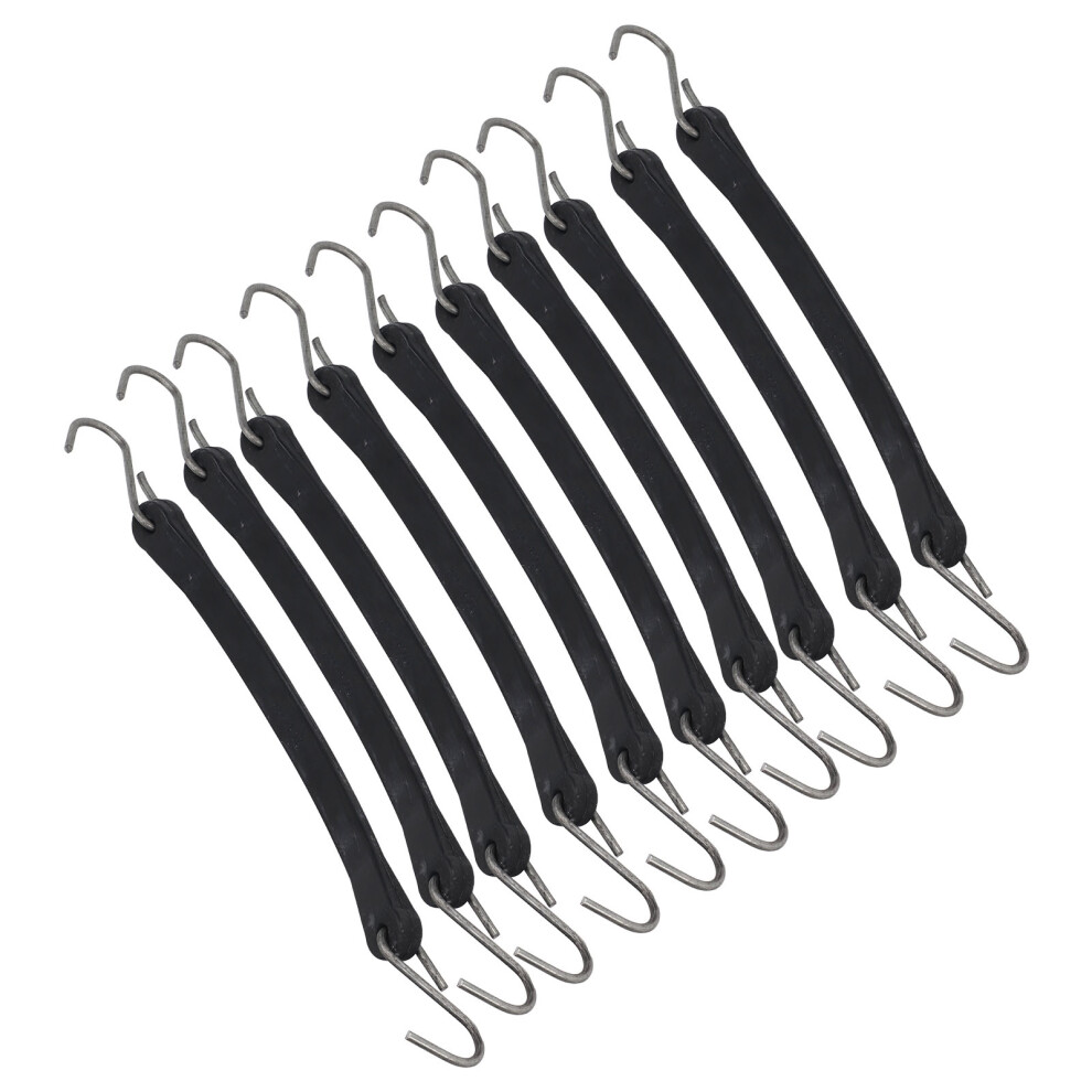 10 Pack Heavy Duty Bungee Cords 10In For Truck Motorcycle Trailer With Hooks 3101338711662