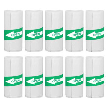 10 Rolls Thermal Rolls for Mini Printer, Self-Adhesive Photo Stickers 57x25 mm in White, Compatible with Instant Cameras