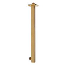 Quadrate wandmontierter Duscharm, Edelstahl, Gold