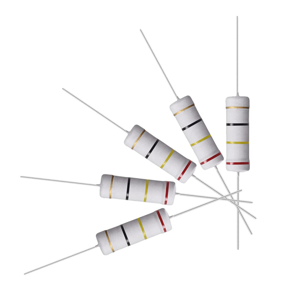 Metal Oxide Film Resistor 5 Watt Axial Cable 24 Ohm 5 Percent Tolerance Pack Of 10 For Electronics Projects 6493810577383