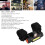 UTV Dome-Licht 800 mA Schwarz 1,5–2 Zoll Rollbügel USB 7