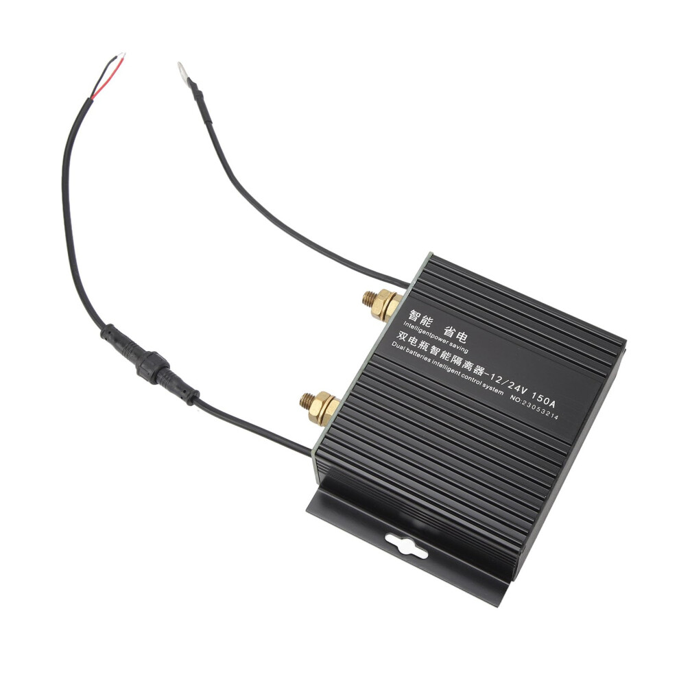 12V Battery Isolator Kit, Dual Battery Smart Isolator 150A For Rv, Off-Road, Boat, Yacht, 24V Compatible Metal Design 6276012320557