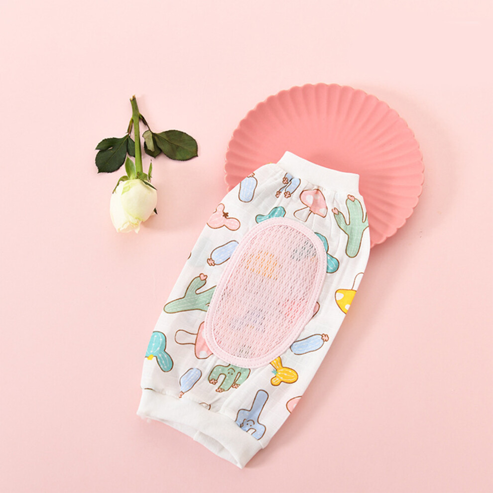 Baby Nursing Arm Pillow Gauze Sweat Absorbent Cervical Spine Protection Pink
