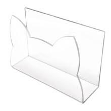 Transparent Envelope Holder for Desk, Cat-Shaped Acrylic Document Organizer, Clear Envelope Display Rack, Letter Storage Solution