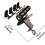 4-Way Distributor for 4 Pistols - Sturdy Universal Mounting Bracket for Multiple Handguns, Durable Design 5