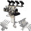 4-Way Distributor for 4 Pistols - Sturdy Universal Mounting Bracket for Multiple Handguns, Durable Design 3