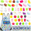 50 Pack Mochi Squishy Toys Individually Wrapped with Backpack 7