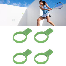 4PCS Tennis Grip Trainer Silicone Racket Aid Green for Outdoor Sports