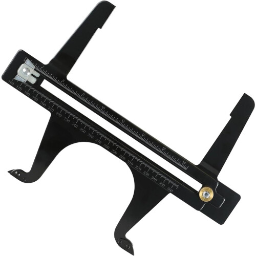 Brake Drum Measurement Reset Tool with Dual Scale, Combination Brake Reset for Brake System Maintenance 1