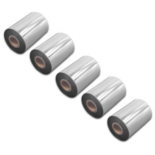 5x Thermotransfer Ribbon Compatible with Datamax Honeywell M-4380 Printer 90mm x 300m Wax Resin Black Durable Ink