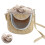 Hamster-Schultertasche Einheitsgröße Beige Tragebeutel 12