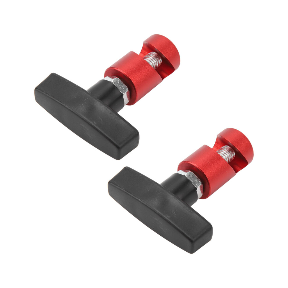 2Pcs Car Hood Lift Support Clamp Kit Aluminum Plastic For Hatchback & Trunk Red 6951338728477