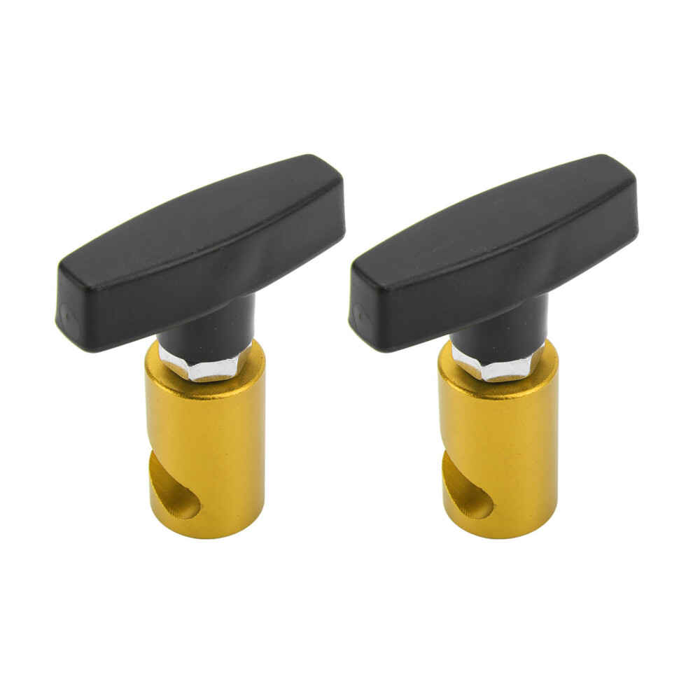 Durable Lift Support Clamps For Car Hood Trunk Hatchbacks Yellow 9451338728486