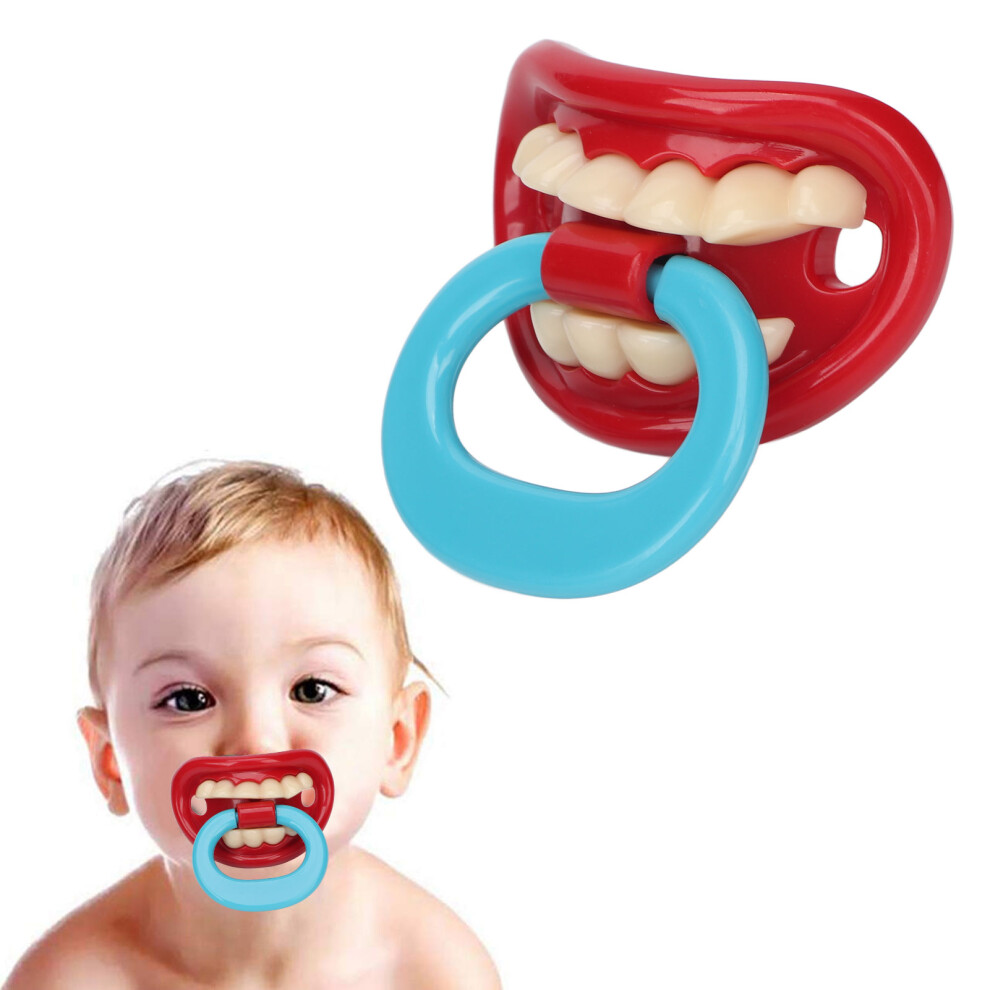 Baby Smile Teeth Pacifier, Silicone & PP, Safe, Practical, Lightweight