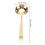 Durable Brass Soup Ladle Bright Gold 22cm Elegant Kitchen Tool 5