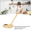 Durable Brass Soup Ladle Bright Gold 22cm Elegant Kitchen Tool 6