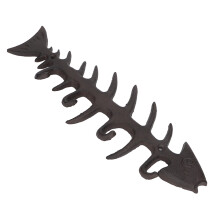 Fischgräten-Handtuchhalter aus Eisen Typ 2 4H 14,2x4,3x0,4 Zoll