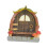 Feentür & Pilze Harz handbemalt 11,5 cm 7