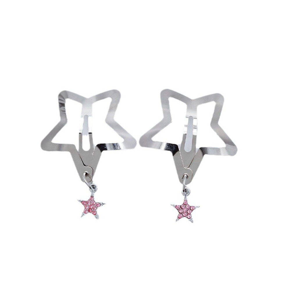 Exquisite Small Fringe Hair Pin Silver Metal Hair Clip for Holiday Parties and Special Occasions-image-OPC-PJHF7MM-NEW