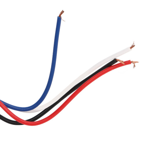 4-in-1 DC12V Thermometer 60x30x13mm Blau 2