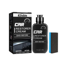 Leather Care and Restoration Kit for Car Interiors, Durable Plastic and Leather Cleaner, X7R4 Black, 1 Set