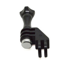 Lebanghui 90 Degree Direction Adapter Elbow Mount with Thumb Screw for Gopro Hero 9/8/7/(2018)/6/5 Black