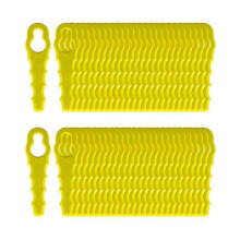 50 kpl vaihtoterät Ryobi-trimmeriin, kaksihampaiset teräpäät RAC155 RAC157 RAC158