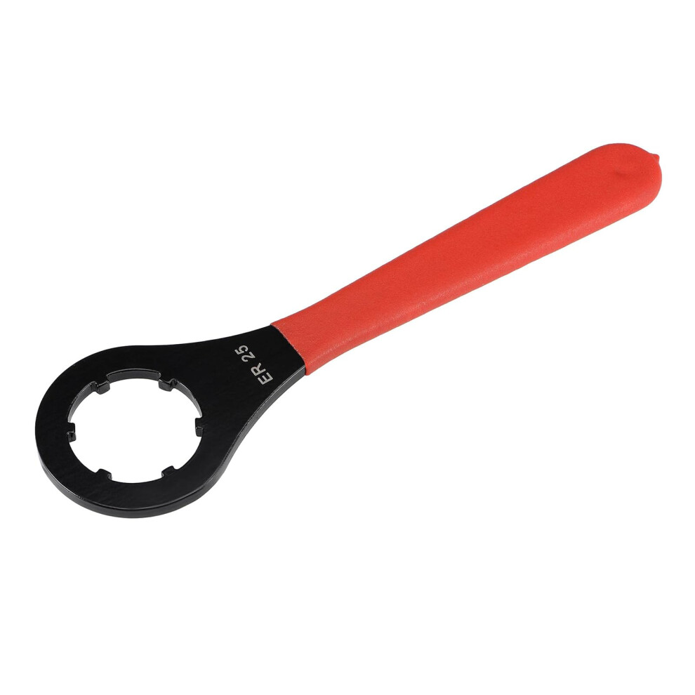Er25 Collet Chuck Hake Wrench - Carbon Steel Non-Slip Handle For Er25 Turning Clamping Nut Spanner 6947110967073