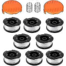 Black & Decker AF-100 Auto-Feed Trimmer-Spulen-Ersatzset – 6 Spulen, 2 Hauben, 2 Federn
